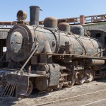 Locomotive au musée ferroviaire de Baquedano